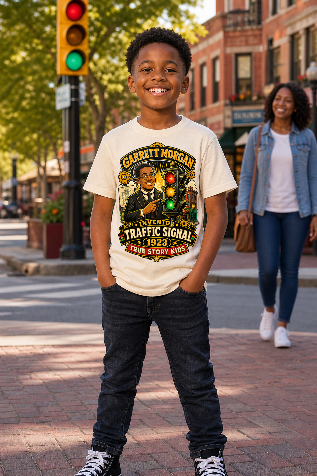Garrett Morgan — Traffic Signal | Youth Classic Tee