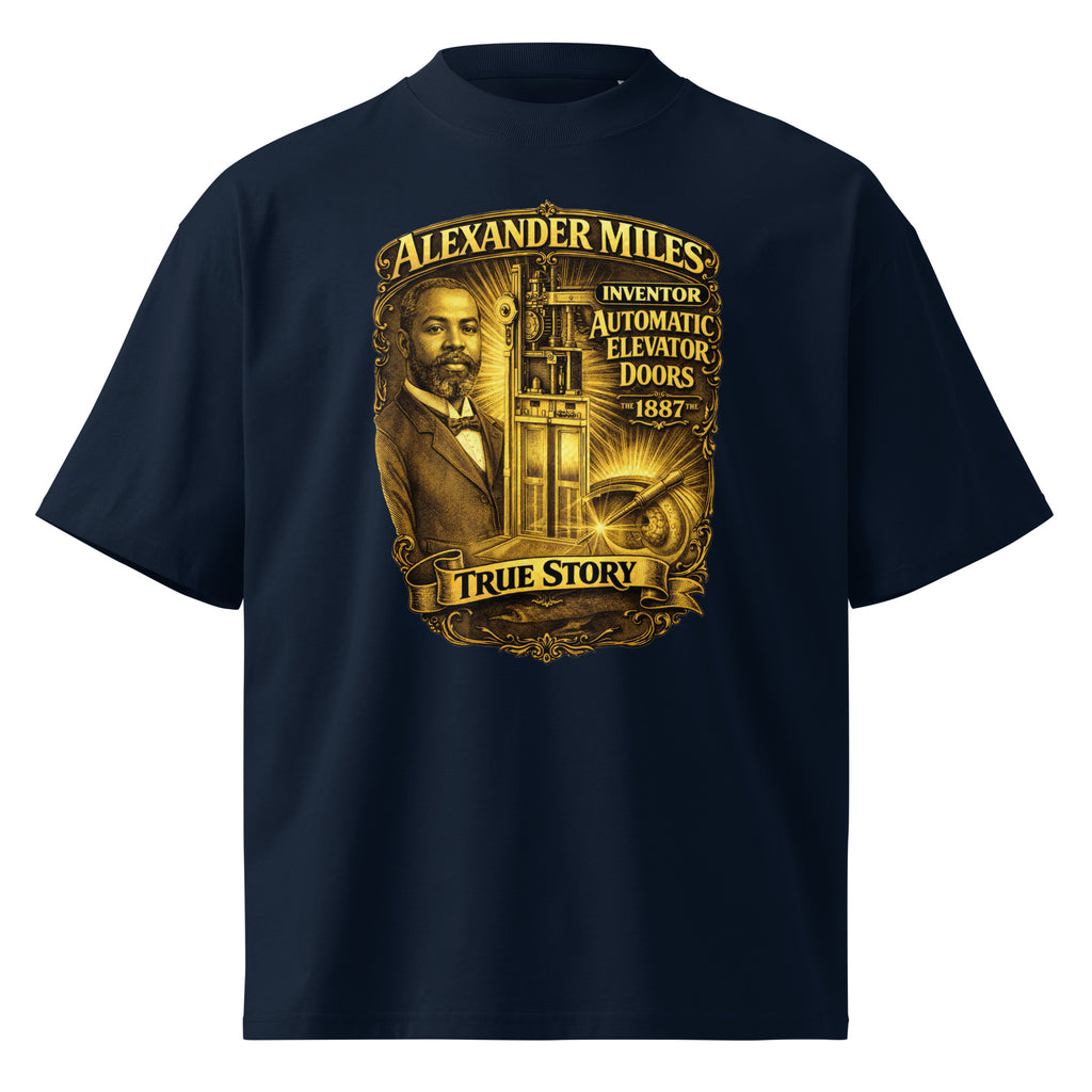Alexander Miles organic oversized tee front view