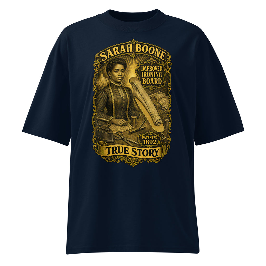 Sarah Boone organic oversized tee front view